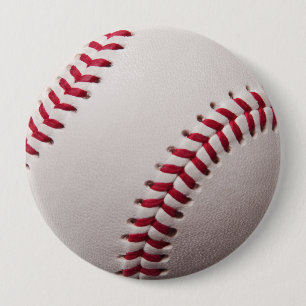 Baseballs - Customise Baseball Background Template 10 Cm Round Badge