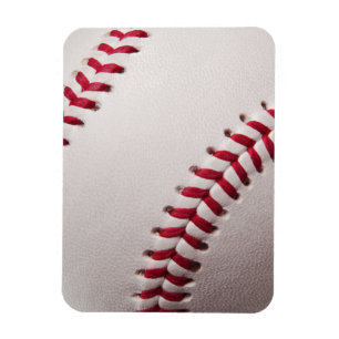 Baseballs - Customise Baseball Background Template Magnet
