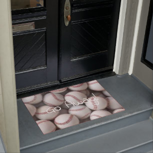 baseballs doormat