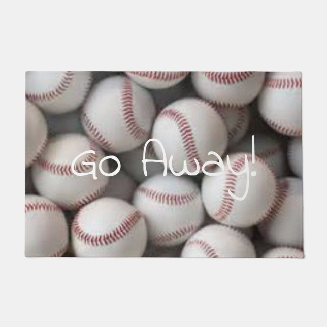 baseballs doormat (Front)