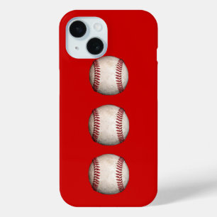 Baseballs in a Row iPhone 15 Case