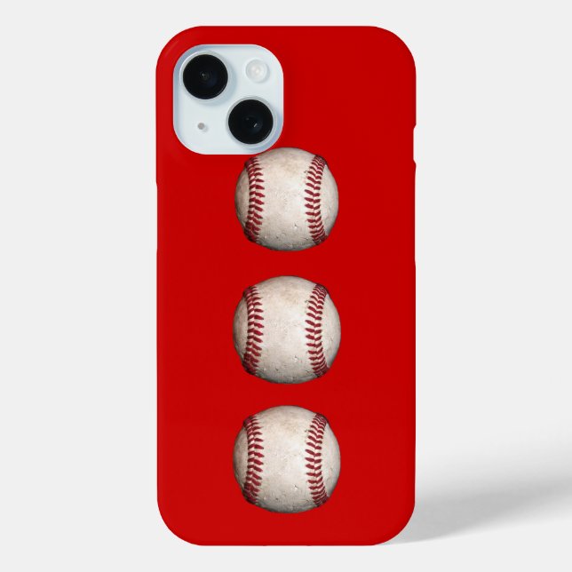 Baseballs in a Row Case-Mate iPhone Case (Back)
