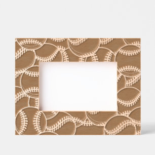 Baseballs Laser Etched Picture Frame