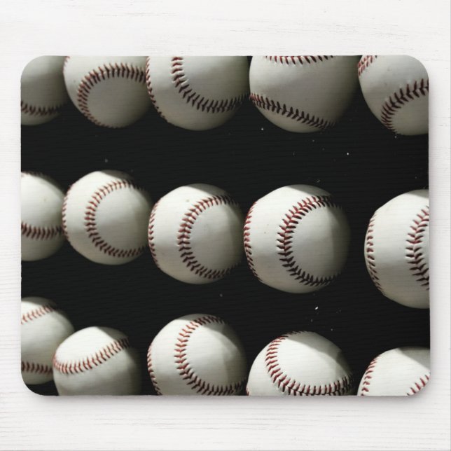 Baseballs Mouse Pad (Front)