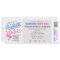 Baseballs or Bows Gender Reveal Ticket Style