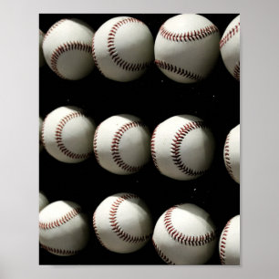 Baseballs Poster