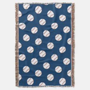 Baseballs Throw Blanket