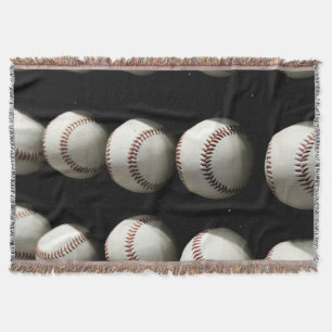 Baseballs Throw Blanket