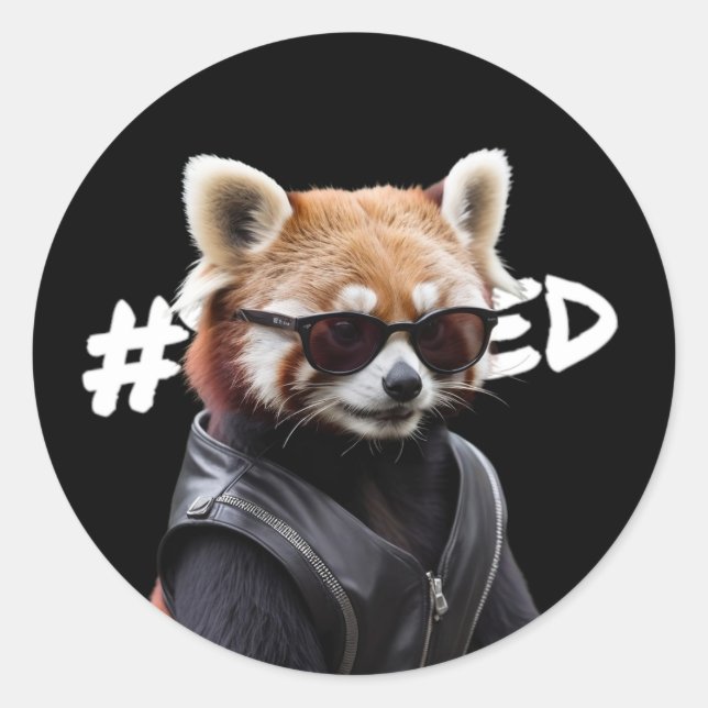 Based Stickers Red Panda  (Front)