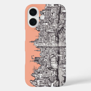 Basel city in northwestern Switzerland iPhone 16 Case