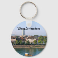 Basel City in the Switzerland Souvenir Keychain