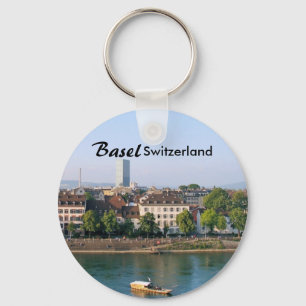 Basel City in the Switzerland Souvenir Keychain