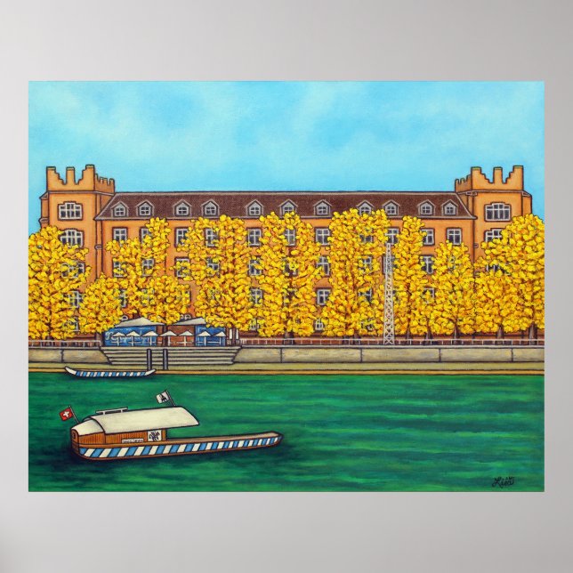 Basel Kaserne Print by Lisa Lorenz (Front)