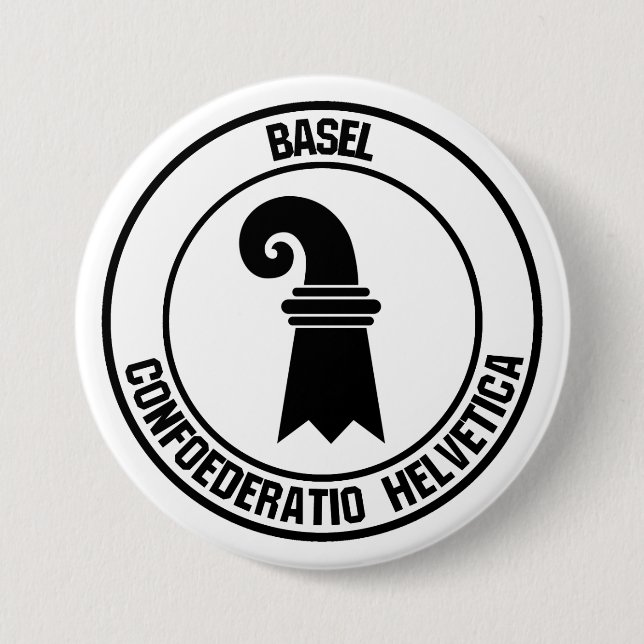 Basel Round Emblem 7.5 Cm Round Badge (Front)