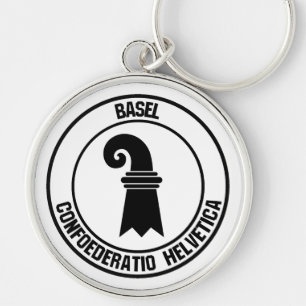 Basel Round Emblem Key Ring