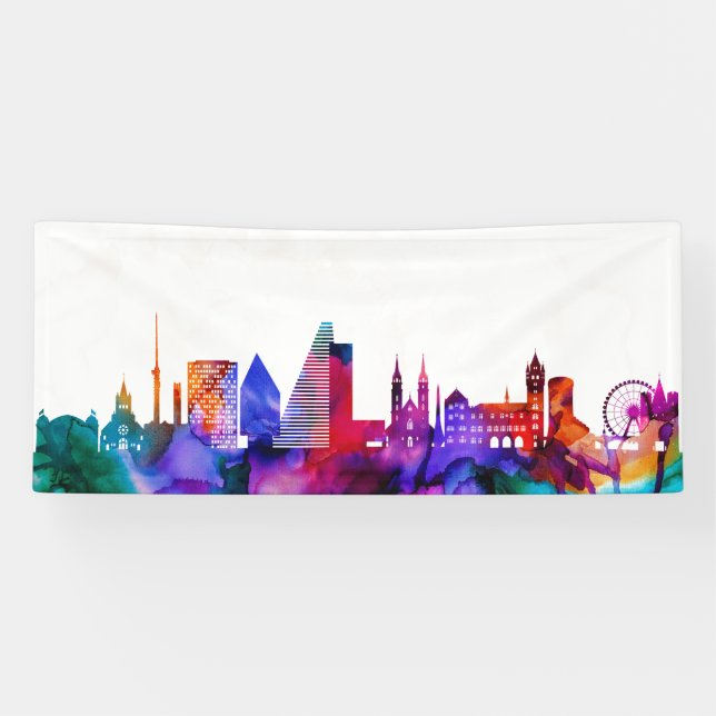 Basel Skyline Banner (Horizontal)