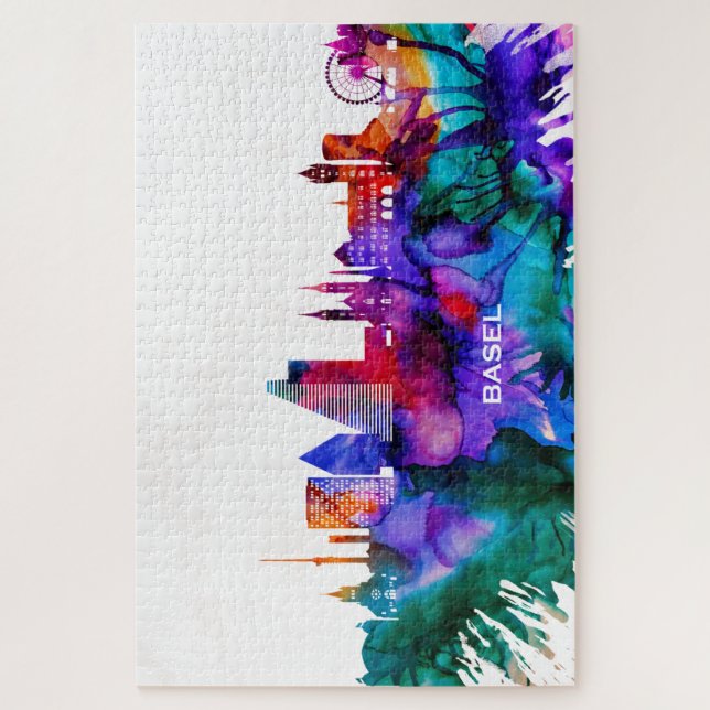 Basel Skyline Jigsaw Puzzle (Vertical)