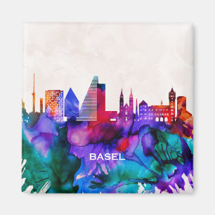 Basel Skyline Magnet