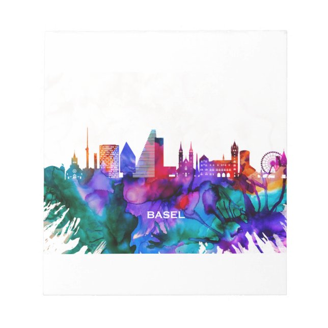 Basel Skyline Notepad (Front)