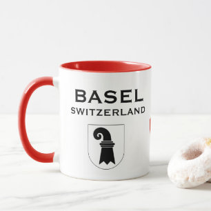 Basel Switzerland Crest Coffee Mug