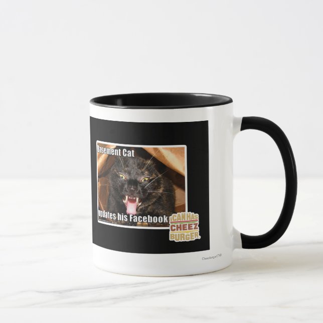 Basement Cat Mug (Right)