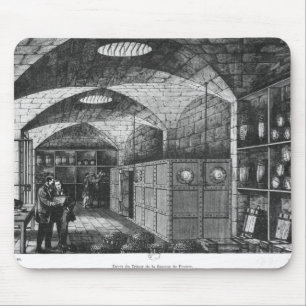 Basement of the Bank of France in Paris, 1897 Mouse Pad