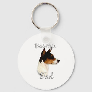 Basenji Dad 2 Key Ring