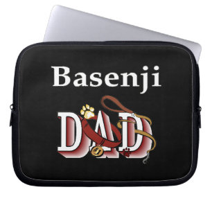 Basenji Dad Laptop Sleeve