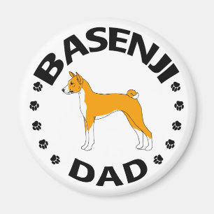 Basenji Dad Magnet