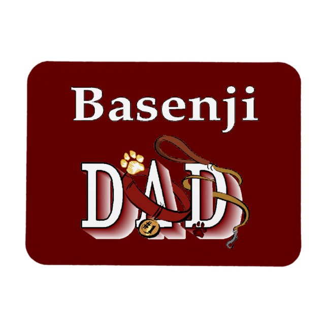 Basenji Dad Magnet (Horizontal)