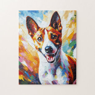 Basenji Dog Acrylic Print Dog Lover Gift Jigsaw Puzzle