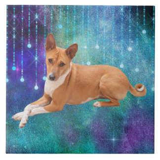 Basenji Dog Ceramic Tile