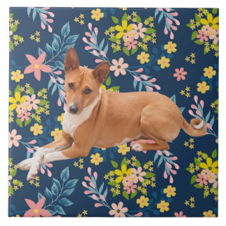 Basenji Dog Ceramic Tile