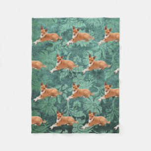 Basenji Dog Fleece Blanket