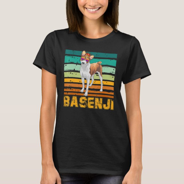 Basenji Dog Funny Saying T-Shirt (Front)