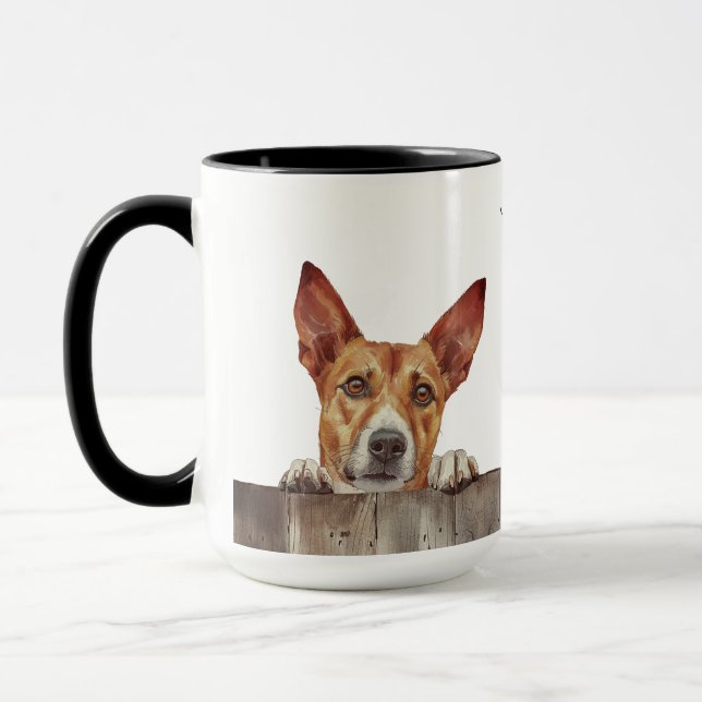 Basenji Dog Mug (Left)