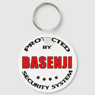 Basenji Dog Security Key Ring