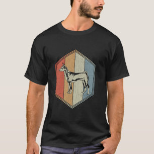 Basenji Dog With Distressed Design Retro Basenji D T-Shirt