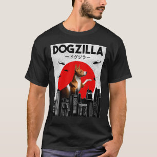 Basenji Dogzilla Cute Basenji Owner Basenji T-Shirt