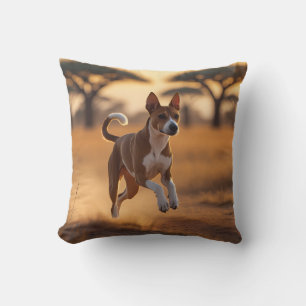 Basenji Elegant Throw Pillow