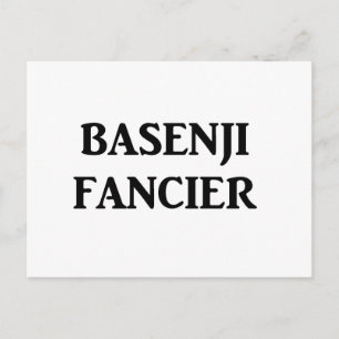 basenji fancier postcard