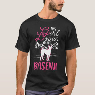 Basenji Girl Congo Terrier Nyam Nyam Terriers T-Shirt