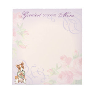Basenji Heart Mum Notepad