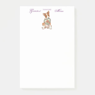 Basenji Heart Mum Post-it Notes