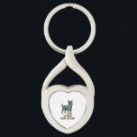 Basenji Key Ring<br><div class="desc">Basenji</div>