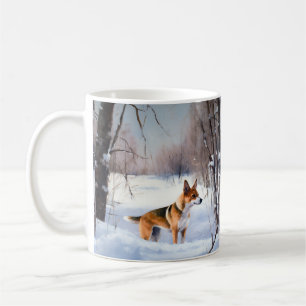 Basenji Let It Snow Christmas  Coffee Mug