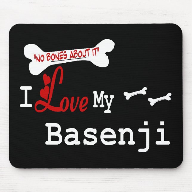 Basenji Lovers Gifts Mouse Pad (Front)