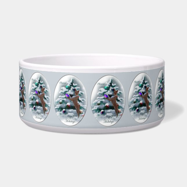 Basenji Merry Christmas  (Front)