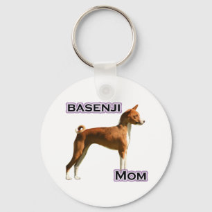 Basenji Mum 4 - Keychain