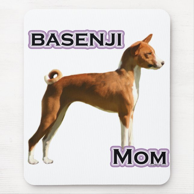 Basenji Mum 4 Mouse Pad (Front)